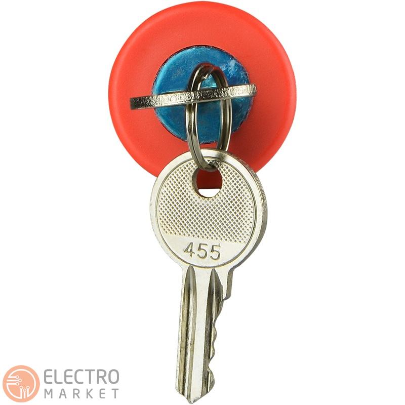Аварійна кнопка з ключем (голова) d30mm XB2-ES74 A0140050024 АСКО-УКРЕМ. Фото 4