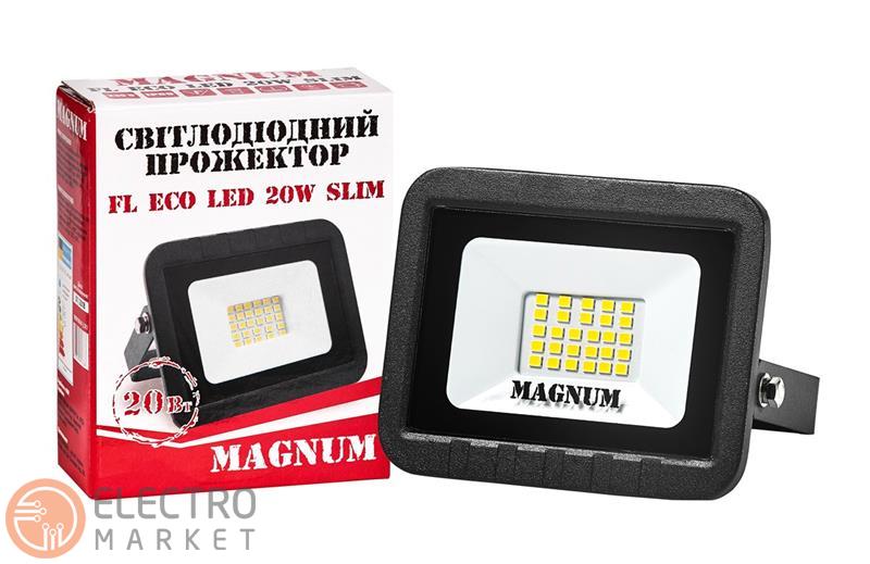 Светодиодный прожектор FL ECO LED 90011659 20W 6500K 1400Lm Magnum. Фото 1