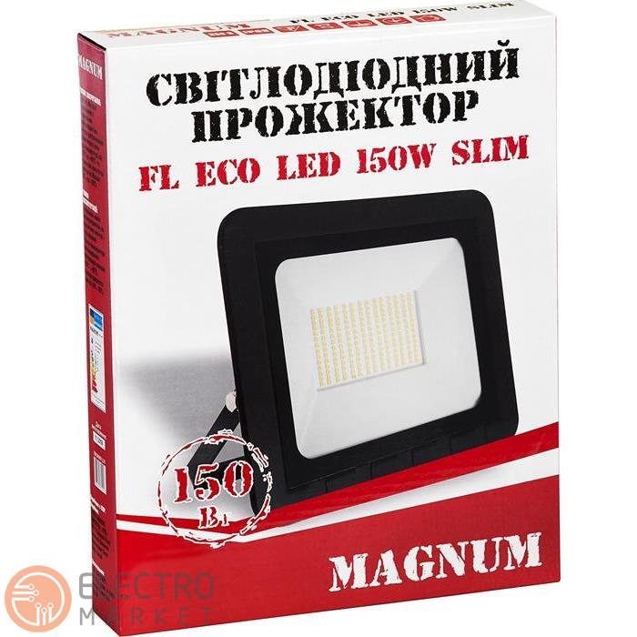 Светодиодный прожектор FL ECO LED 90014090 150W 6500K 8500Lm Magnum. Фото 3