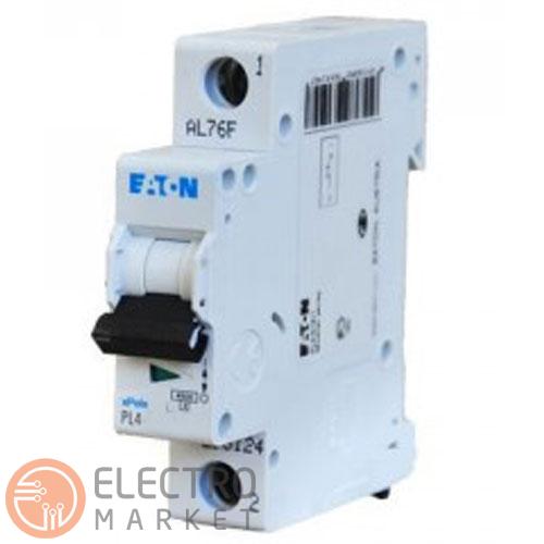 Автоматичний вимикач 10A 4,5kA 1 полюс тип C PL4-C10/1 Eaton (Moeller). Фото 1