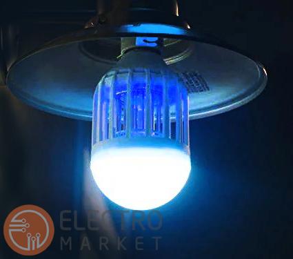Антимоскітна світлодіодна лампочка 6W E27 Noveen IKN803 LED. Фото 4
