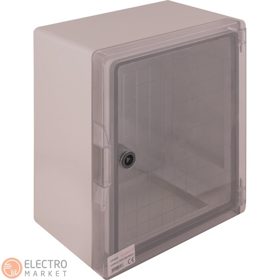Шкаф ударопрочный из АБС-пластика e.plbox.300.350.165.tr IP65 CP5031 ENEXT. Фото 1