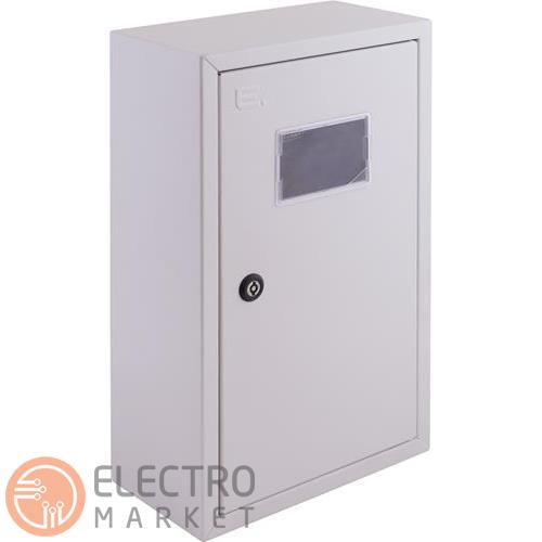 Шкаф для электросчетчика металлический на 12 модулей e.mbox.pro.w.f3.12z накладной IP31 s0100222 ENEXT. Фото 1
