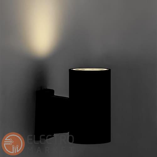 Архітектурний настінний світильник DH0701 E27 60W сірий IP54 Feron. Фото 3