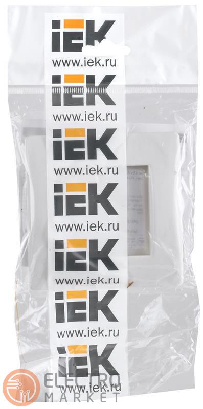 Рамка и суппорт для коробок КМКУ на 2 модуля белые CKK-40D-RSK2-K01 IEK. Фото 2