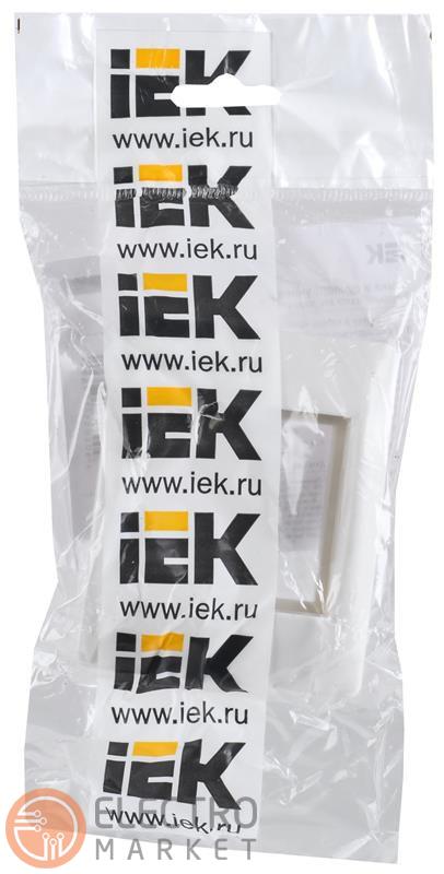 Рамка и суппорт универсальные на 2 модуля белые CKK-40D-RU2-K01 IEK. Фото 2