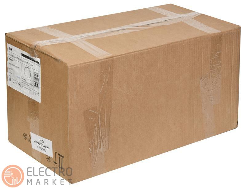 Распределительная коробка белая КМ41024 d80х40мм для полых стен UKG01-080-040-000-M IEK. Фото 2