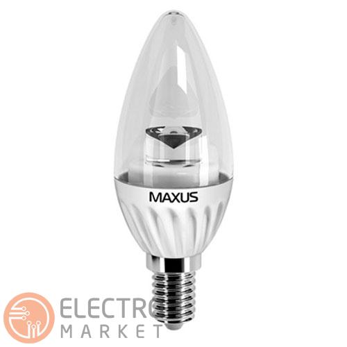 Светодиодная лампа 1-LED-280 C37 E14 4W 4100К 220V Maxus. Фото 1