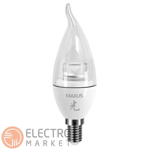 Светодиодная лампа Sakura 1-LED-332 CF37 E14 4W 5000К 220V Maxus. Фото 1