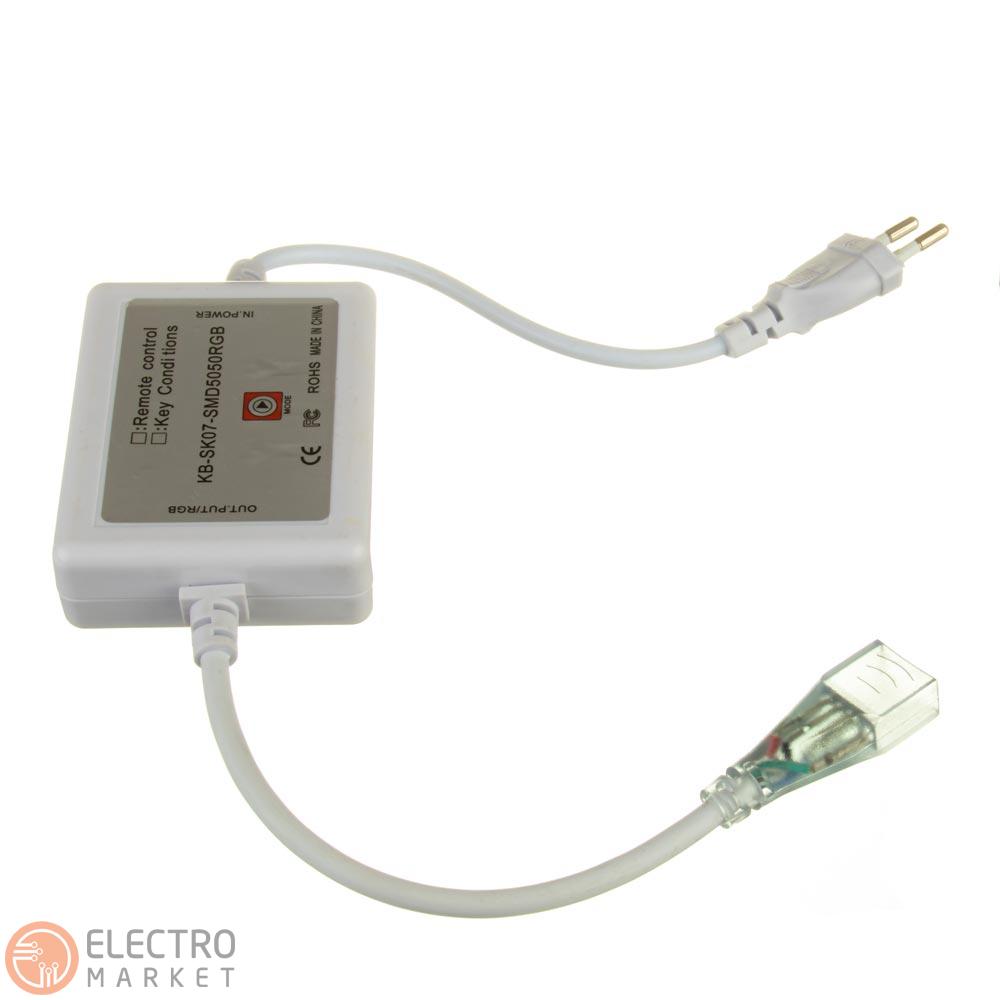 Адаптер живлення для світлодіодної стрічки 220V RGB smd 5050-72 led/м + контролер + конектор 4pin 1017872 AVT. Фото 1