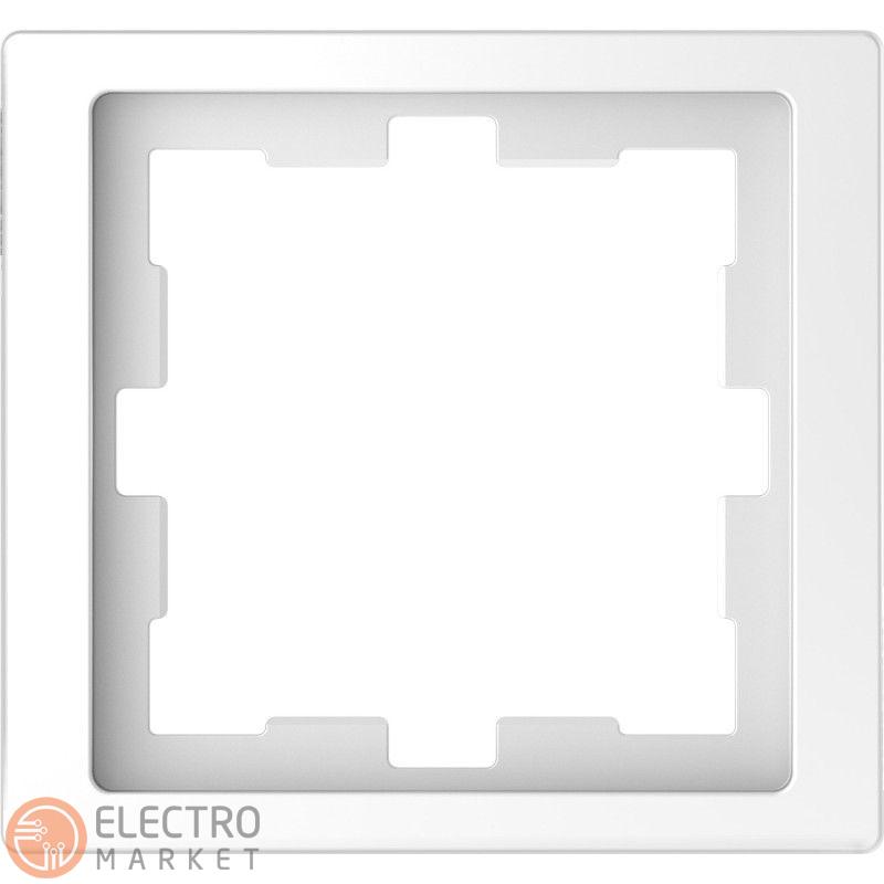 Рамка 1 постовая белый лотос пластик Schneider Electric Merten D-Life MTN4010-6535. Фото 1
